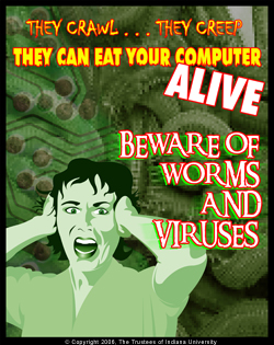 Beware of Worms & Viruses