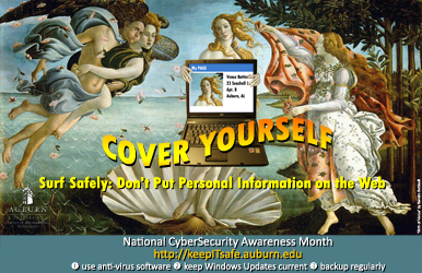 Cover Yourself: Don't Put Personal Information on the Web